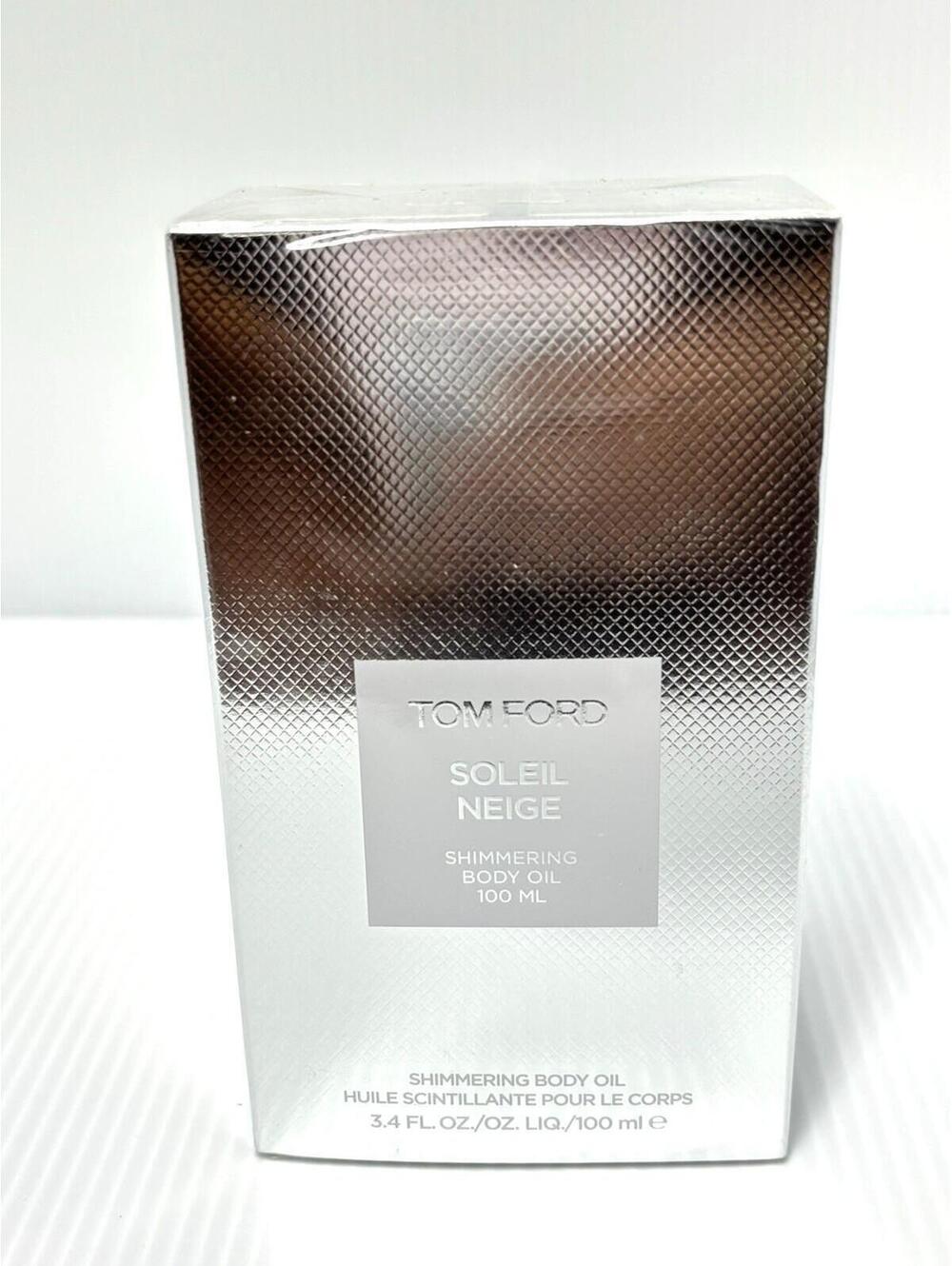 Tom Ford Soleil Neige Shimmering Body Oil Spray Silver 100mL New